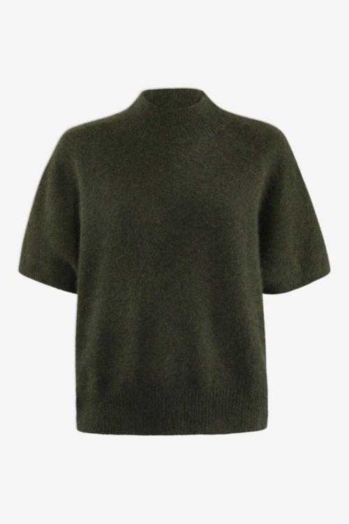 Doanne Sweater |Army Strikket genser fra Six Àmes