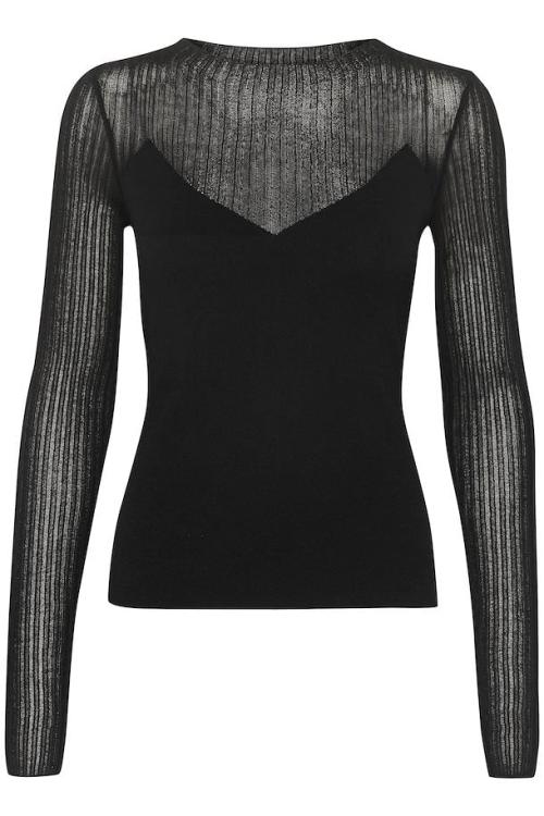 Samea Bluse - Svart 