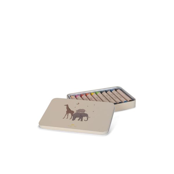 Konges Sløjd | Crayons Bees Wax 10 pcs - Safari