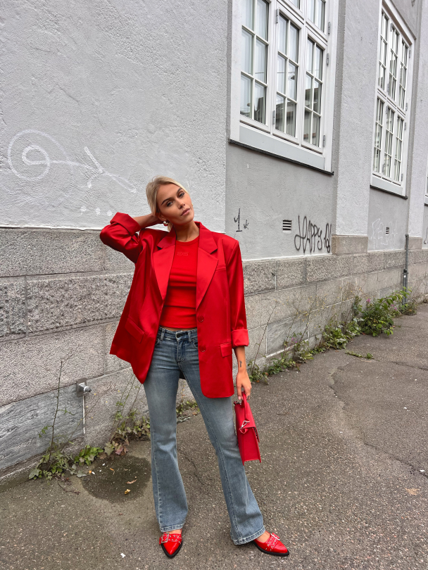 Haila Blazer - Haute Red - Image 9