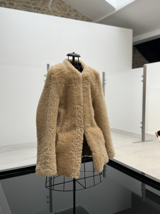 Cinched Shearling Jacket - Image 1