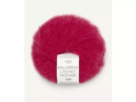 Ballerina chunky Mohair Rumba red