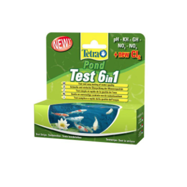 Tetra Test strips / 6 tester i samme strips 