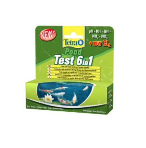 Tetra Test strips / 6 tester i samme strips 