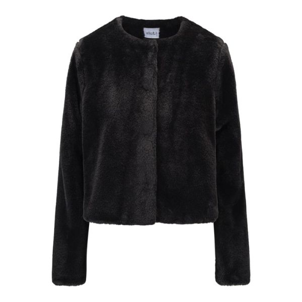 Carro Fake Fur Jacket Blk