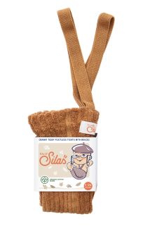 Silly Silas | Granny Teddy Footless Tights - Amber