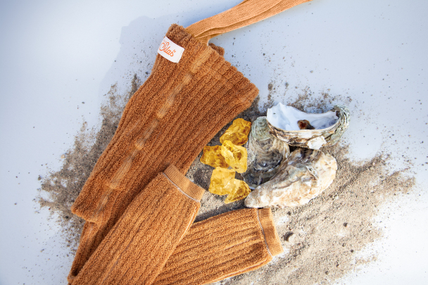 Granny Teddy Footless Tights - Amber - Image 2