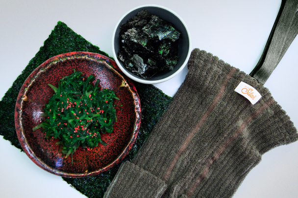 Granny Teddy Footless Tights - Seaweed Brown - Image 2