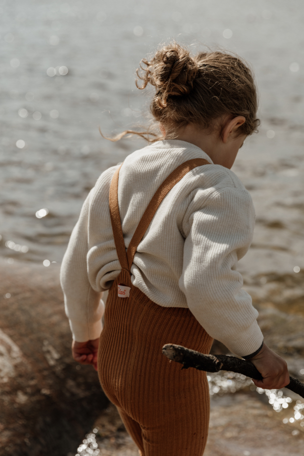 Hippy Footless Tights - Amber - Image 3