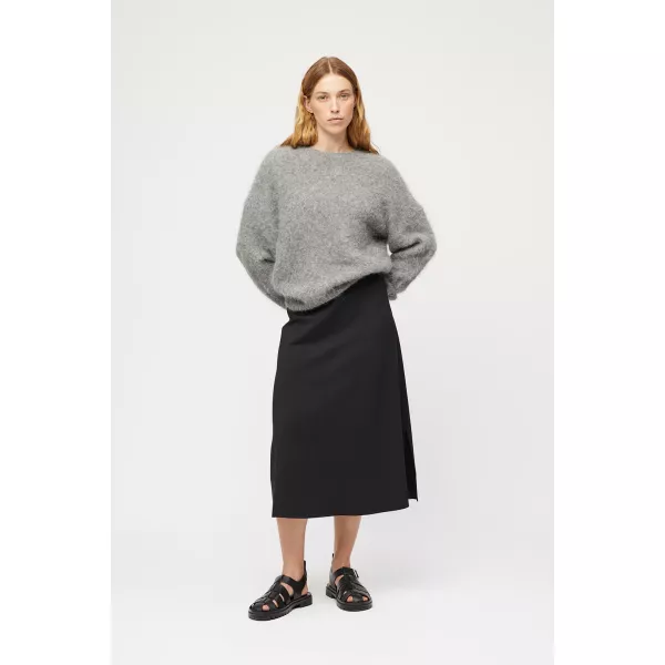 RENATA JET BLACK SKIRT