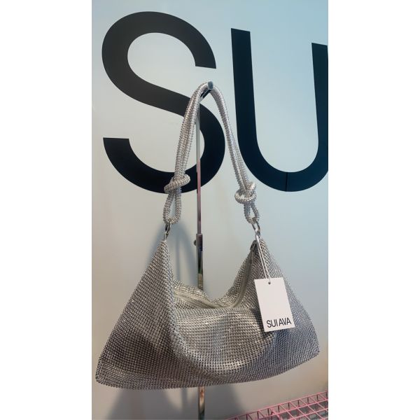 Crystal Vibes Bag Silver