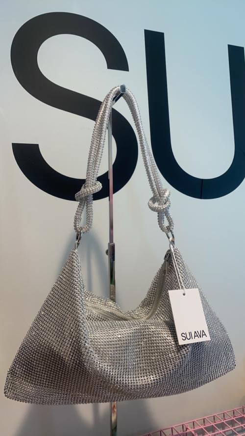 Crystal Vibes Bag Silver