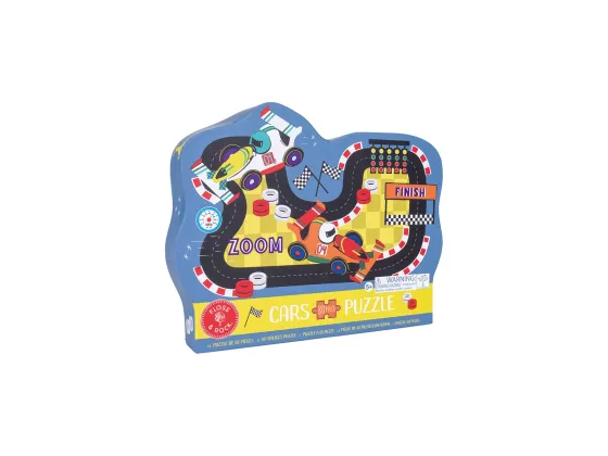 Puslespill 80 brikker - Cars "Race Track"