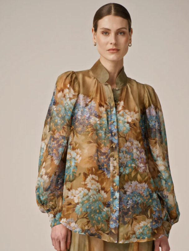 Organza Blouse - Forest Flower - Image 3
