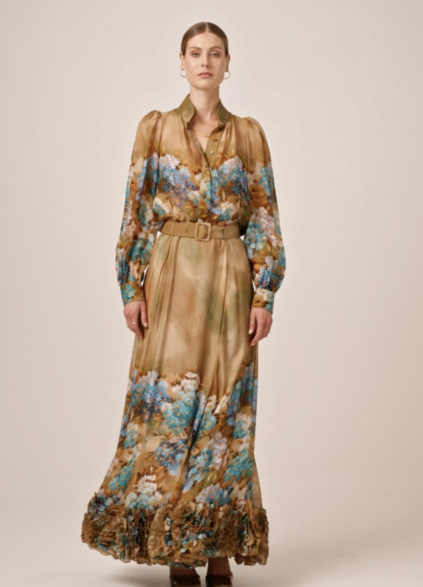 Organza Blouse - Forest Flower - Image 5
