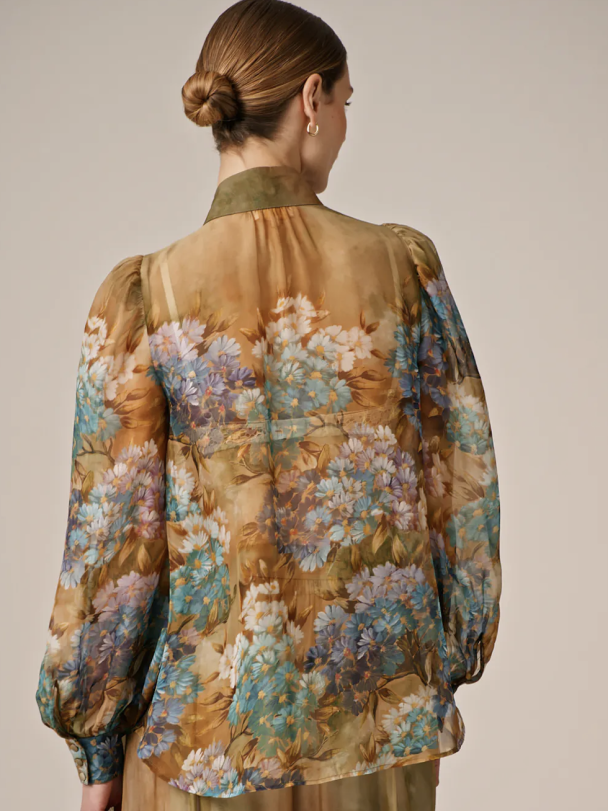 Organza Blouse - Forest Flower - Image 6