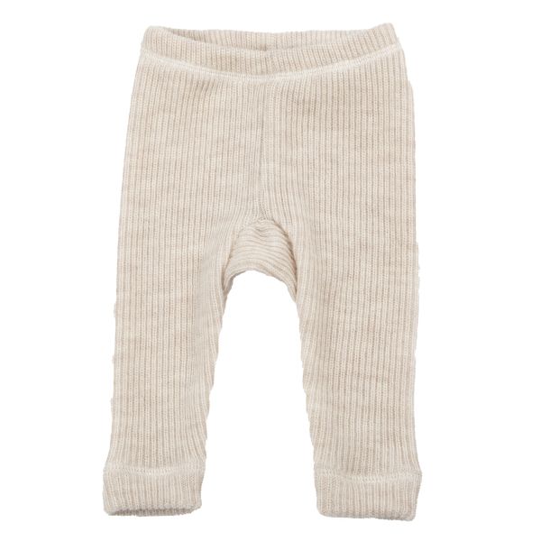 Joha | Bukse Ull Rib - Creme Melange