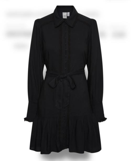 Tilera Shirt Dress - Black