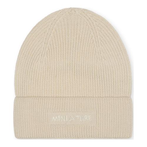 MINI A TURE | MATBOJE Wool Beanie - Angora Cream