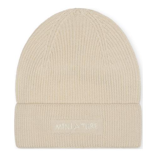 MINI A TURE - MATBOJE WOOL BEANIE ANGORA CREAM