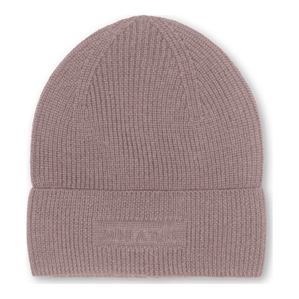 MINI A TURE - MATBOJE WOOL BEANIE LIGHT PLUM