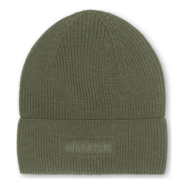 MATBOJE Wool Beanie - Olive Night