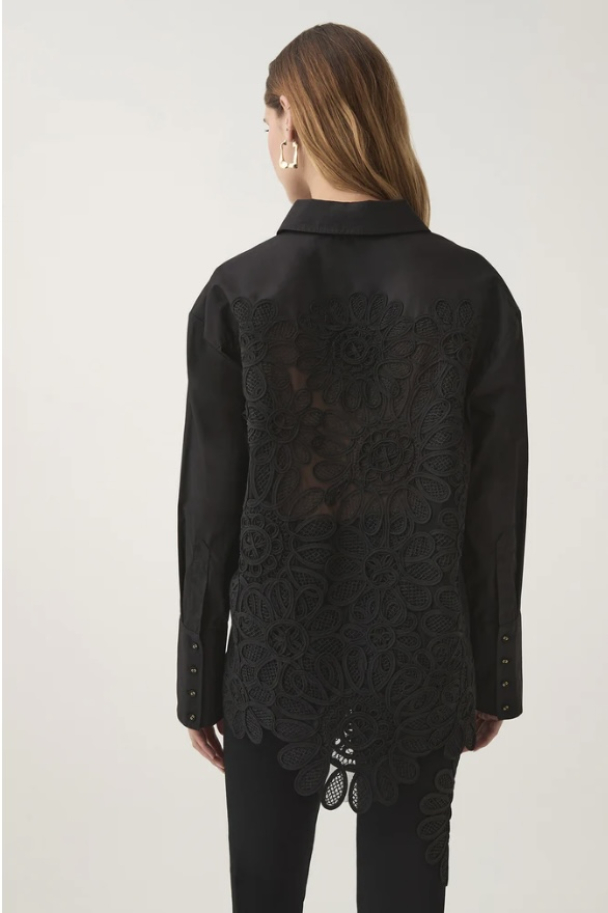 Motion Geometric Circle Shirt - Black  - Image 4