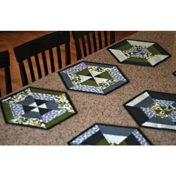Set of 6 Hexie Placemats # CLPGER001