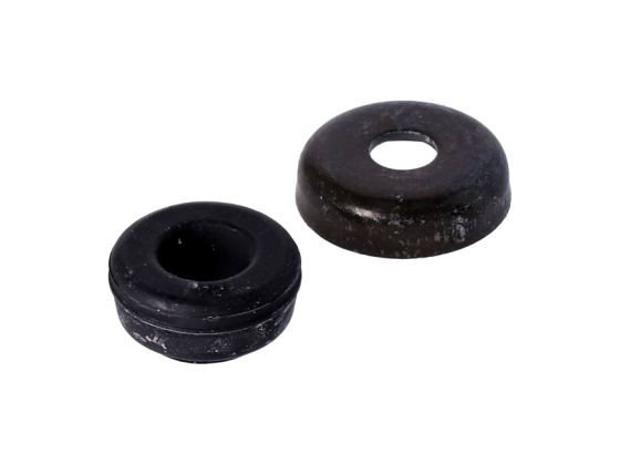 Washer with grommet, shock mount