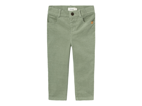 Ryan Reg Cord Pant, Seagrass - Lil' Atelier