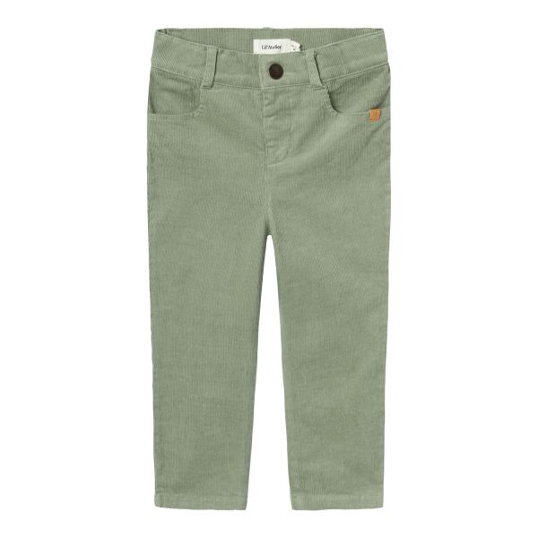 Ryan Reg Cord Pant, Seagrass - Lil' Atelier