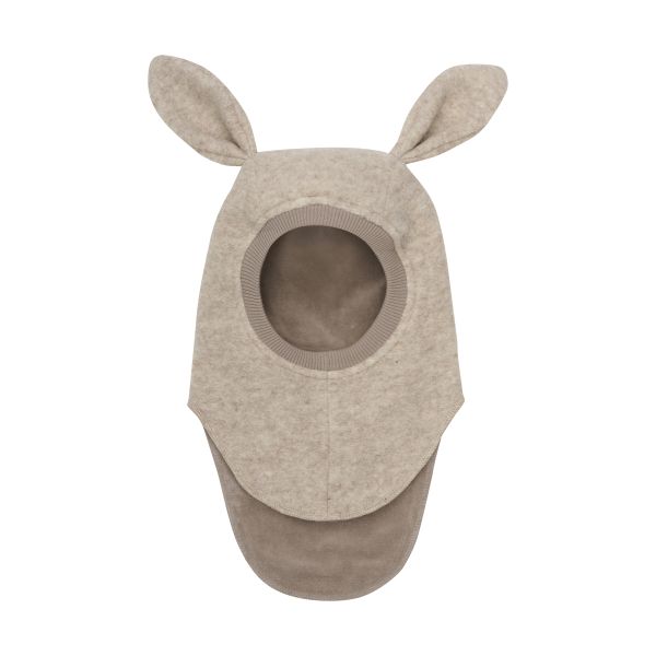 HUTTEliHUT - BALACLAVA BUNNY WOOL SAND MELANGE