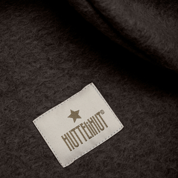 Balaclava Ears Wool - Dark Brown Melange - Image 3