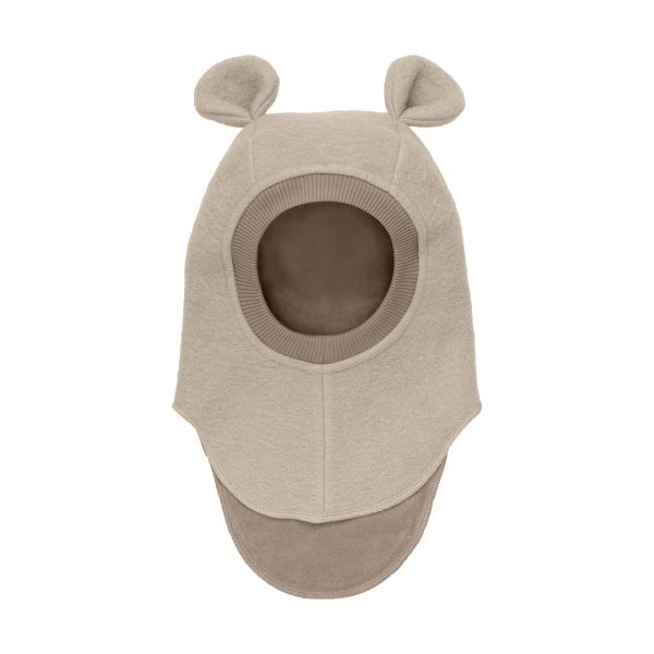 HUTTEliHUT - BALACLAVA BEAR WOOL SAND MELANGE