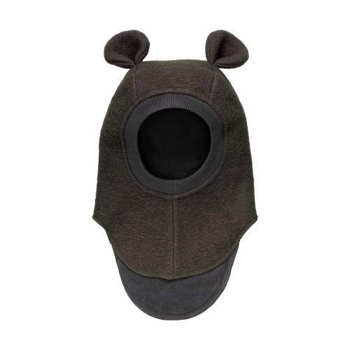 HUTTEliHUT | Balaclaca Ears Wool - Dark Brown Melange