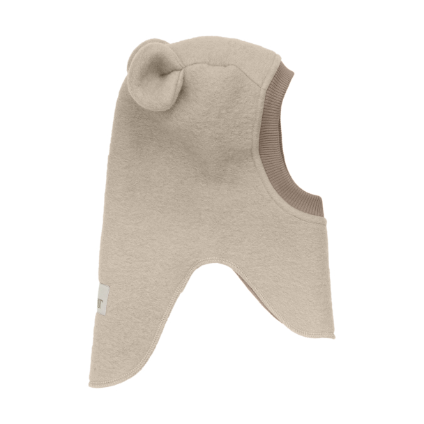 Balaclava Ears Wool - Sand Melange - Image 2