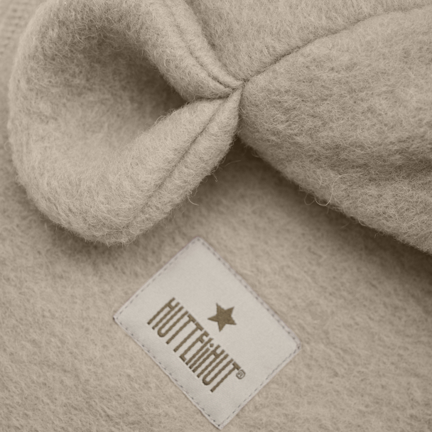 Balaclava Ears Wool - Sand Melange - Image 3