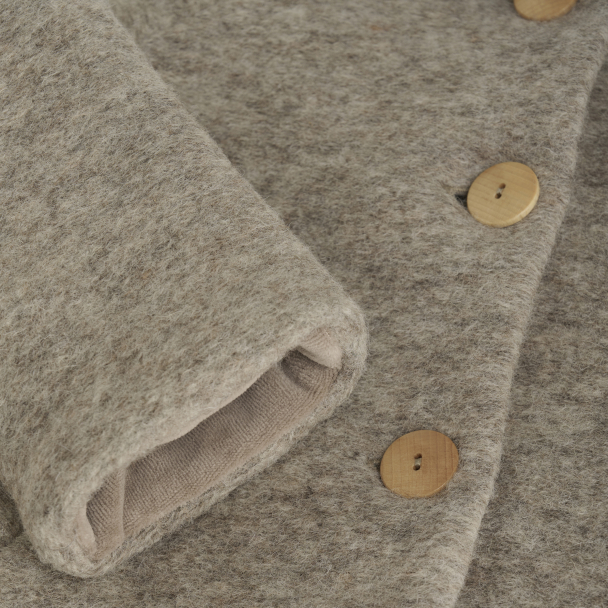 Coat Wool - Camel Melange - Image 3