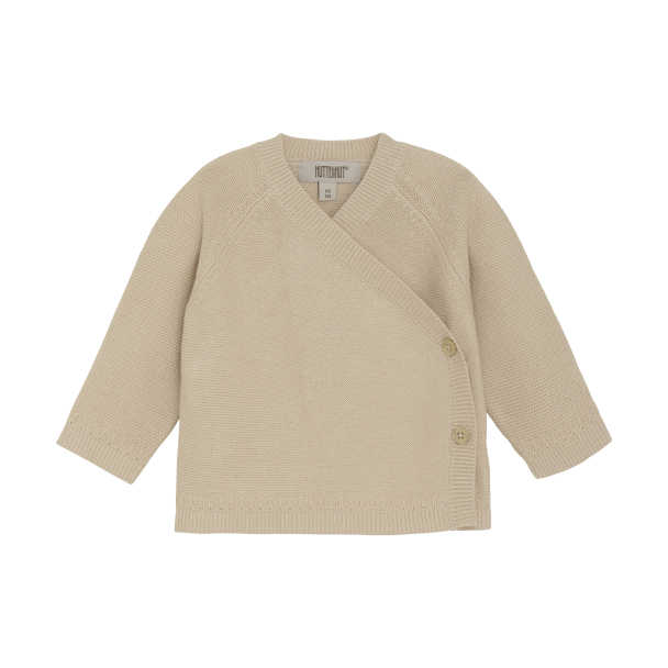 Cardigan Wrap Knit - Cement - Image 1