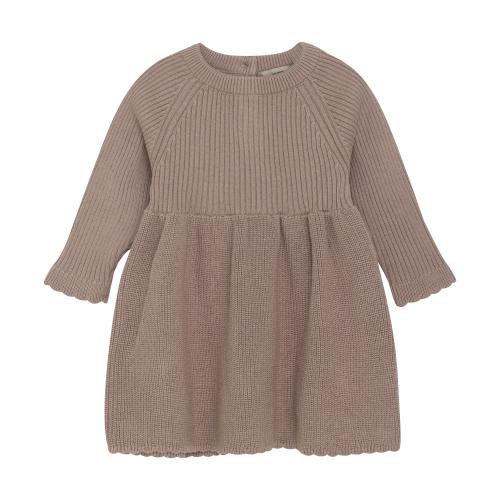 HUTTEliHUT - KJOLE LS KNIT FAWN