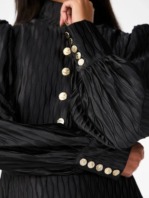 Y.A.S Ripple Shirt Dress - Image 3