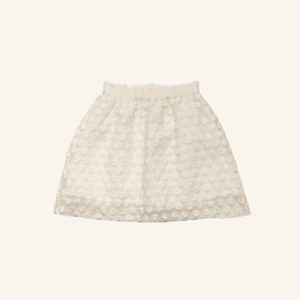 Lily Skirt - Offwhite Broderie - Image 1