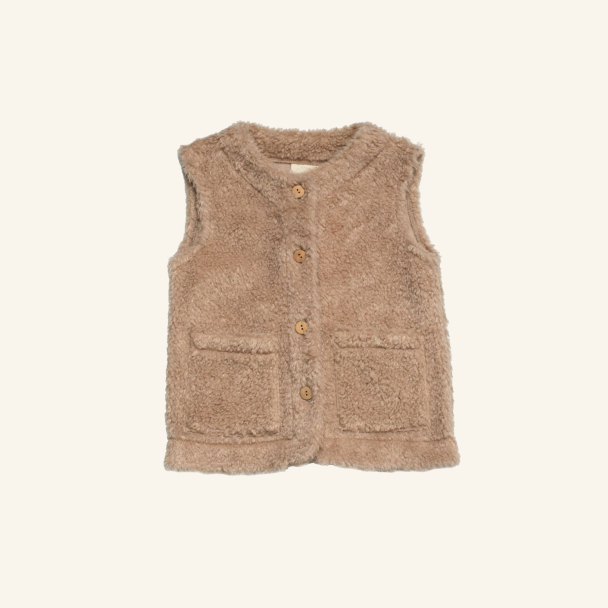 Navy Natural | Max Teddy Vest - Image 1