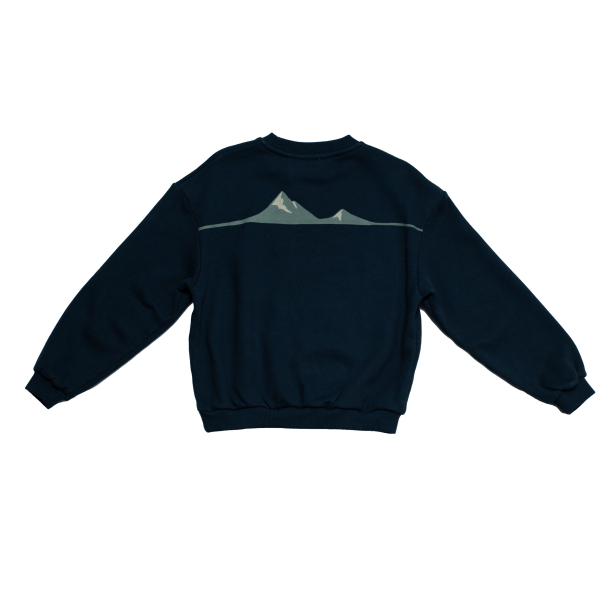 Oversized Sweater - Navy Mountain - Image 4