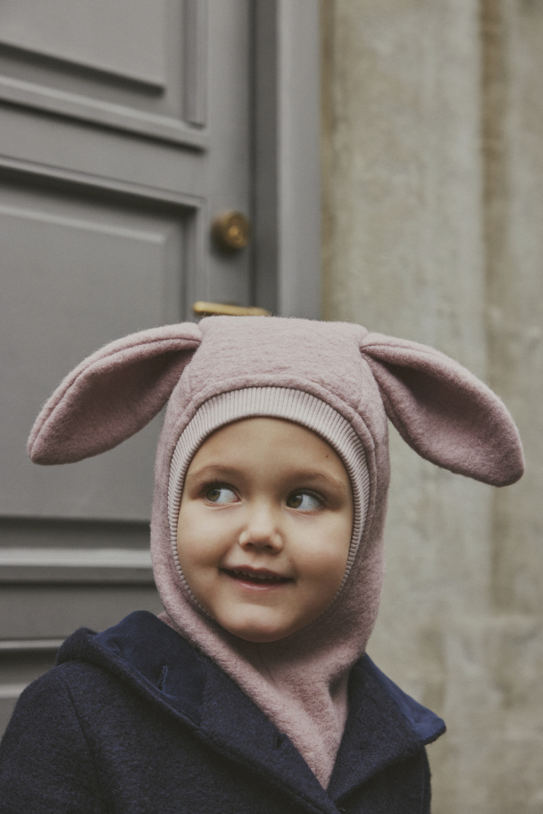 Balaclava Ears Wool - Fawn - Image 4