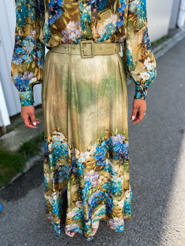 Organza Maxi Skirt - Forest Flower  - Image 1