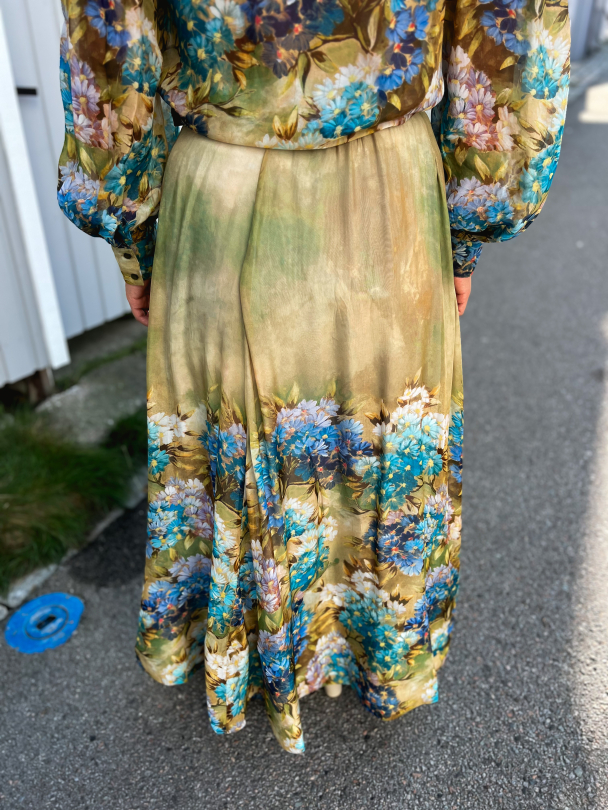 Organza Maxi Skirt - Forest Flower  - Image 3