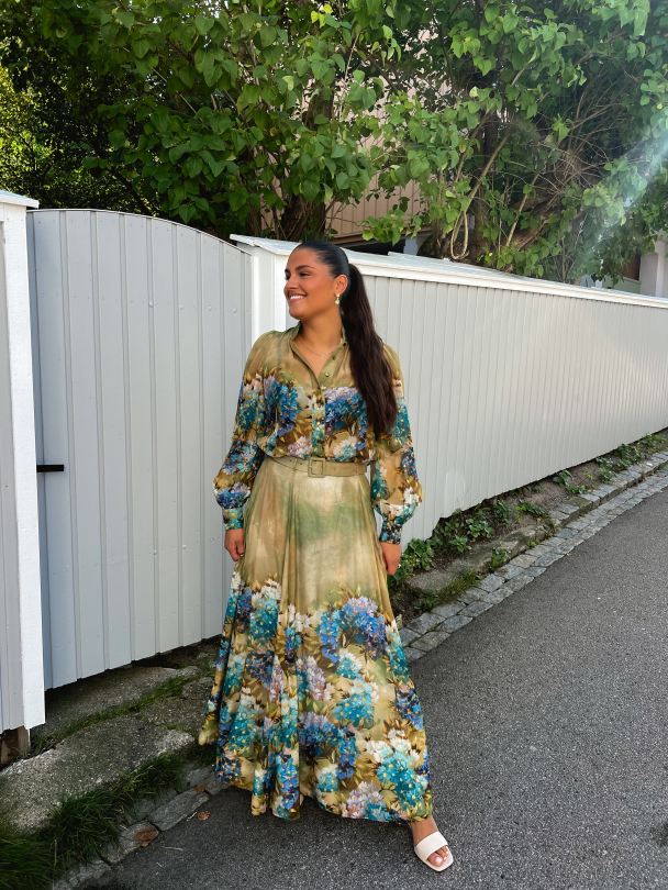 Organza Maxi Skirt - Forest Flower  - Image 5
