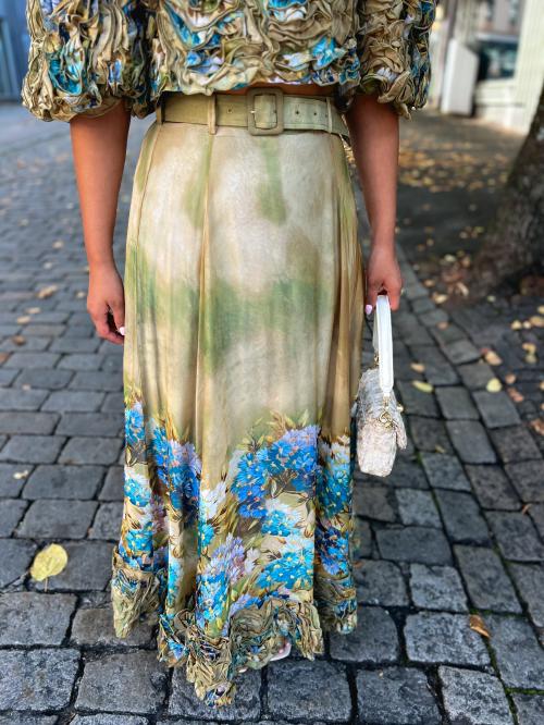 Organza Frilly Skirt - Forest Flower