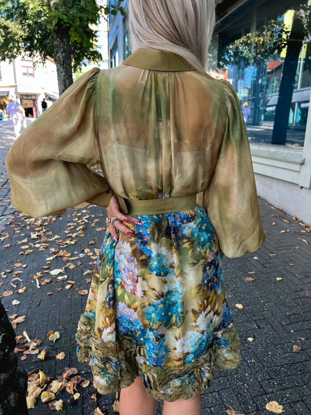 Organza Mini Dress - Forest Flower  - Image 7